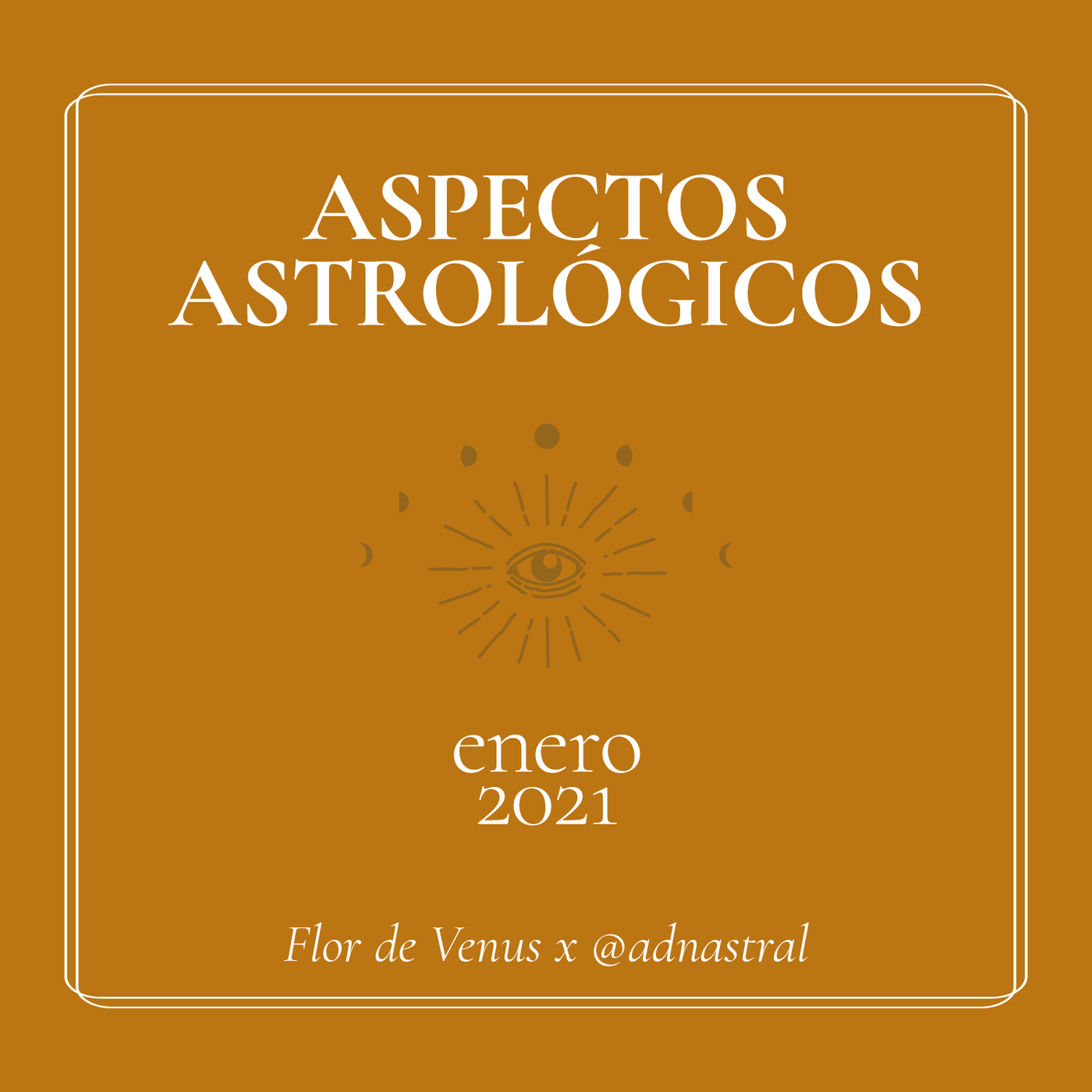 Aspectos astrológicos para Enero 2021