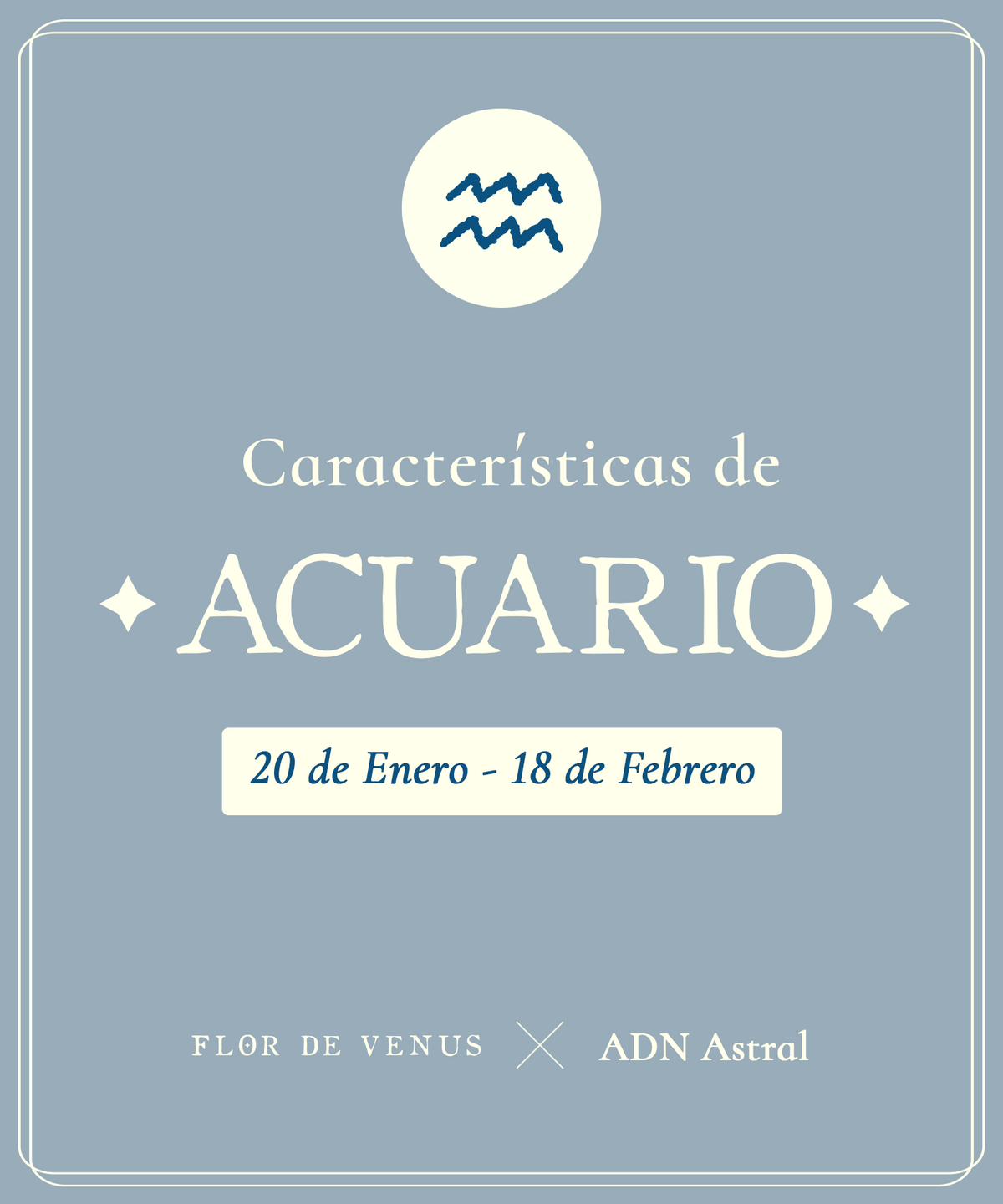 Características Acuario ♒️