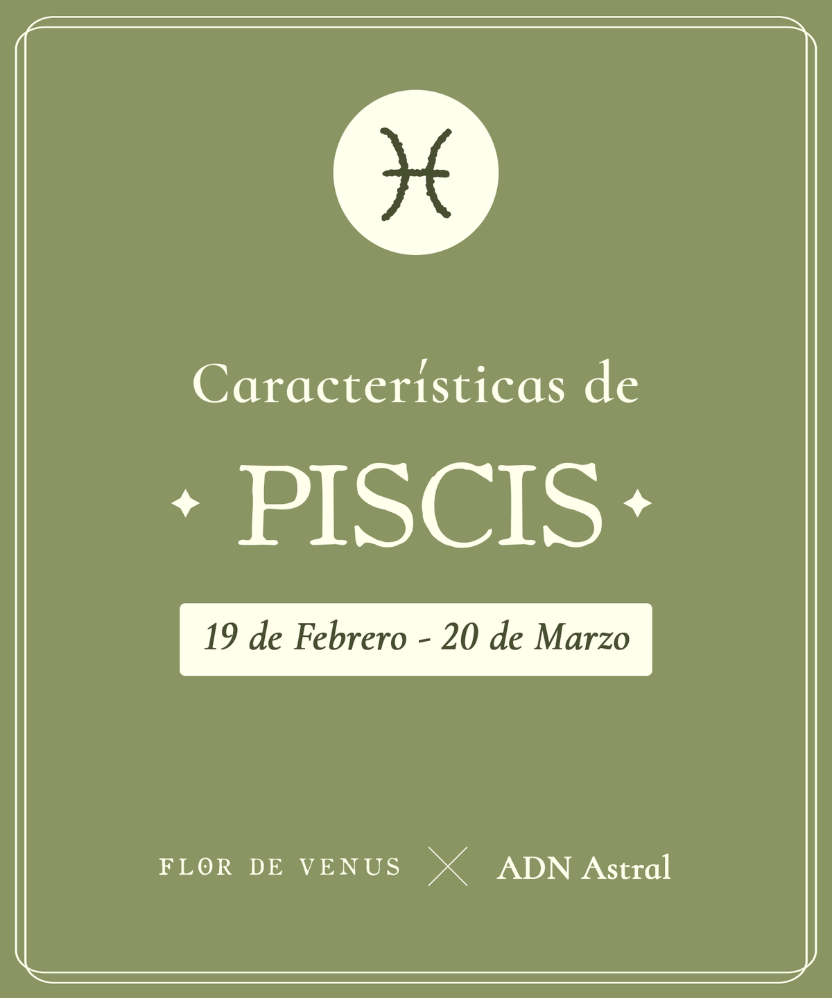 Características de Piscis
