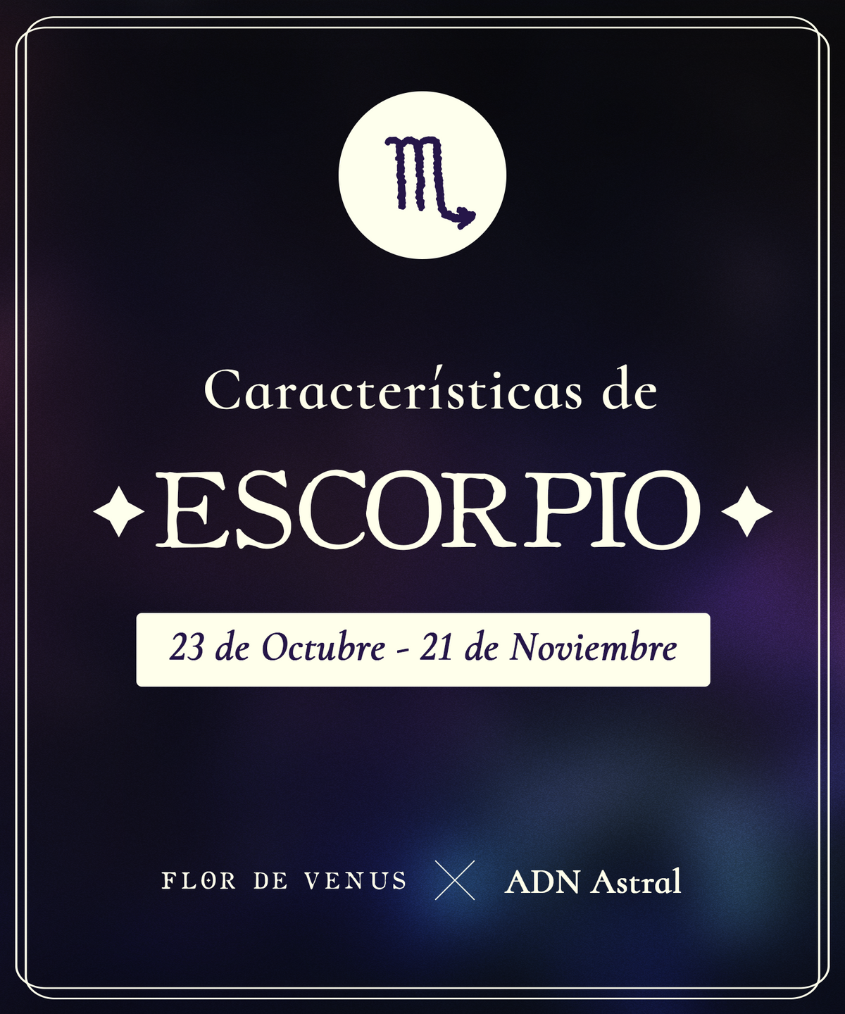 Características de Escorpio