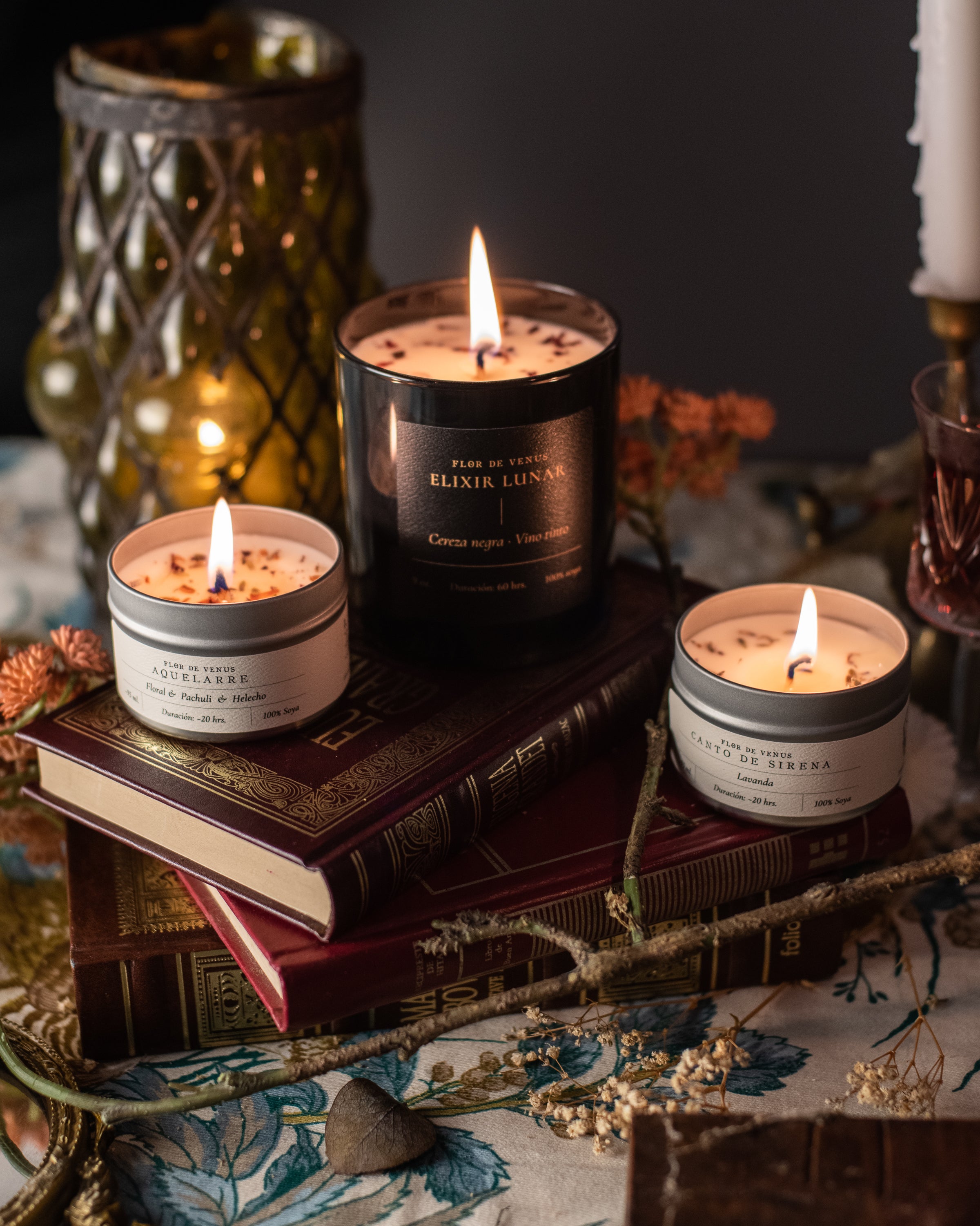 Nuestras velas aromágicas de soya